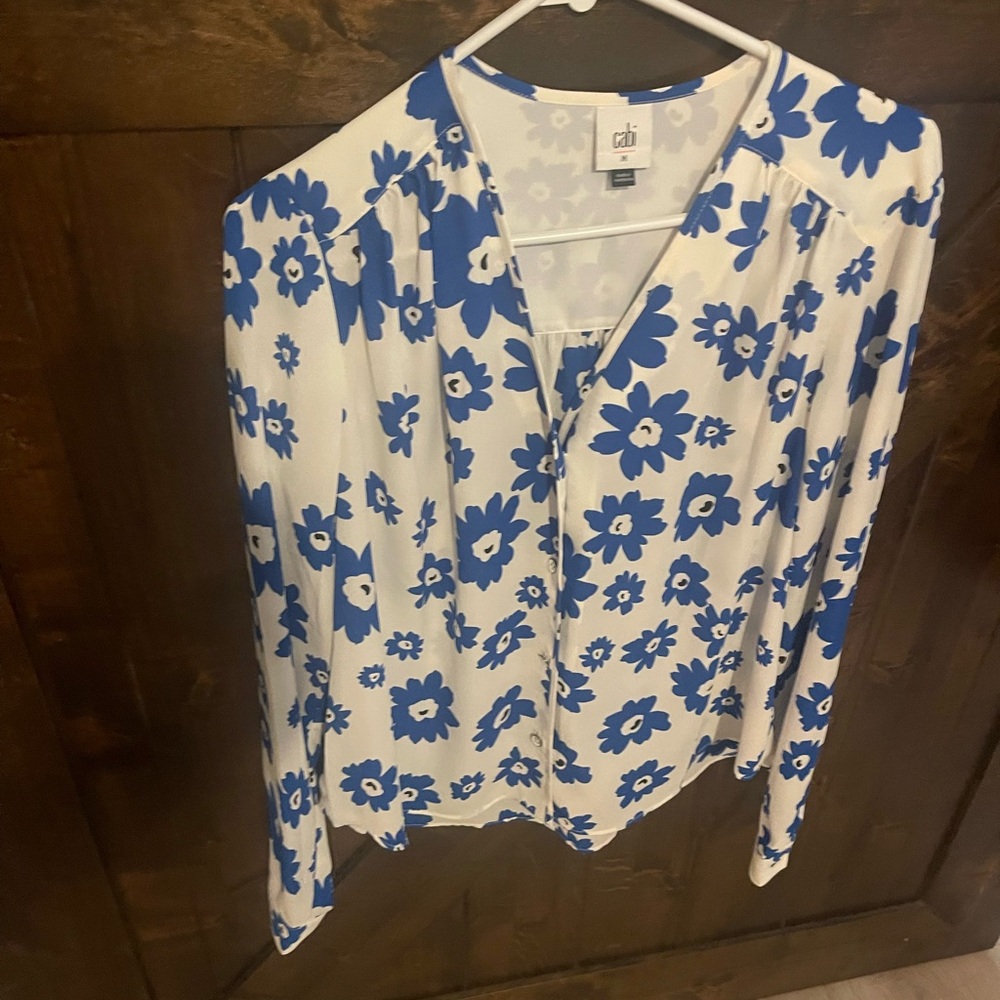 Cabi women’s floral blouse
